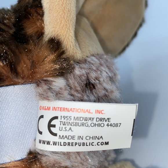 Ontario Parks Wild Republic Sammy the Saw Whet Owl Plush Stuffed Animal 8” Toy - Picture 8 of 11